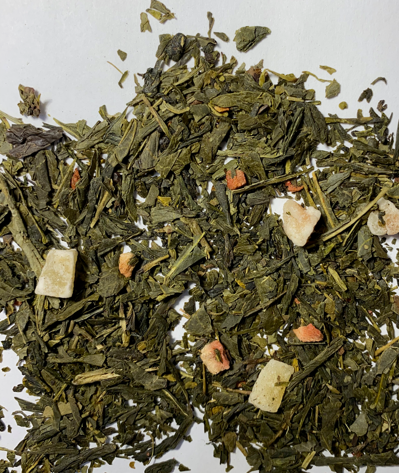 Long Island Strawberry Flavored Green Tea OptimumZeal.com