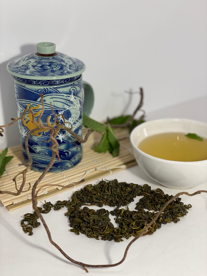 Mint Flavored Green Tea OptimumZeal.com