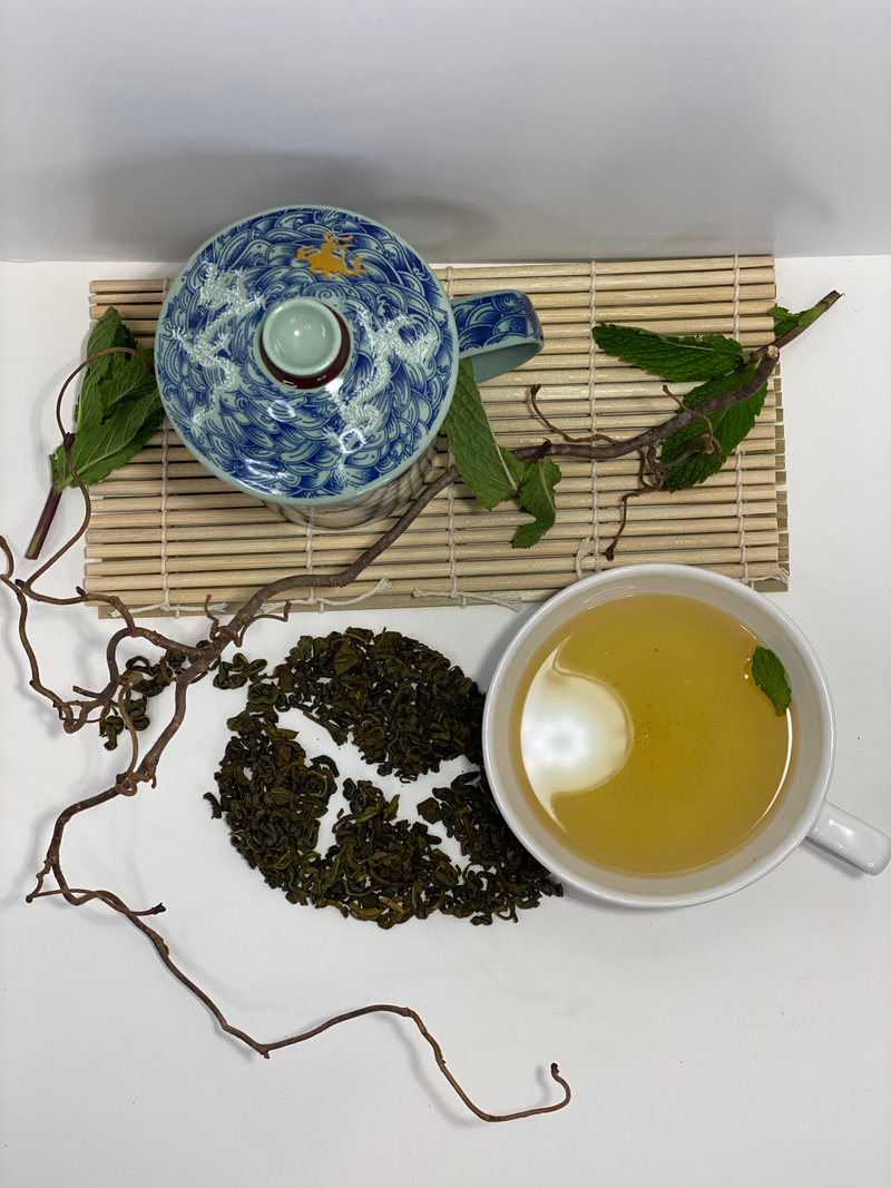 Mint Flavored Green Tea OptimumZeal.com