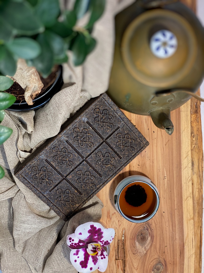 Pu'erh Black Tea Brick OptimumZeal.com